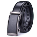 Black Suit Leather Belt For Men, Carlo Model | Elmont