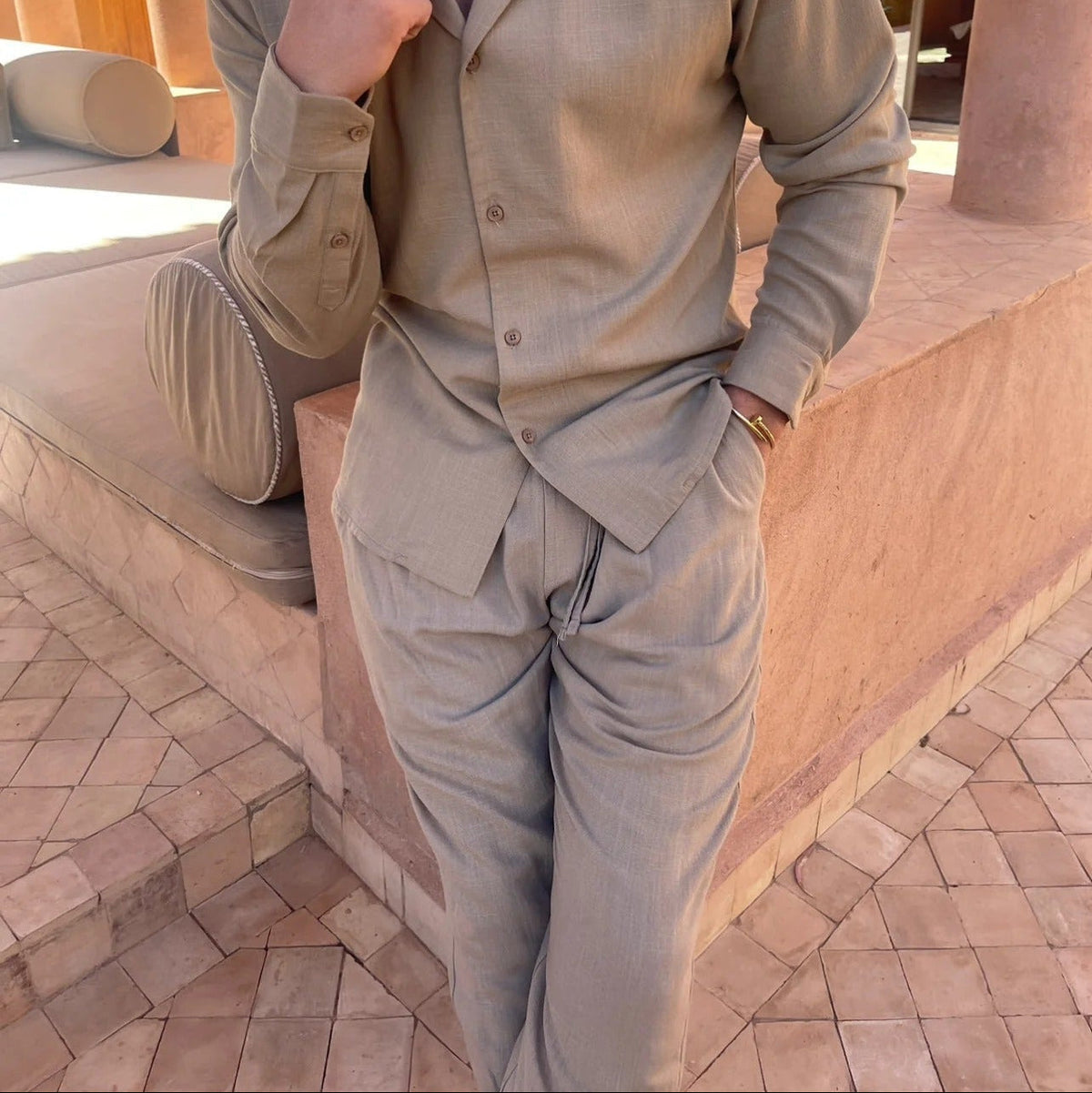 Capri Linen Trousers – photo 4