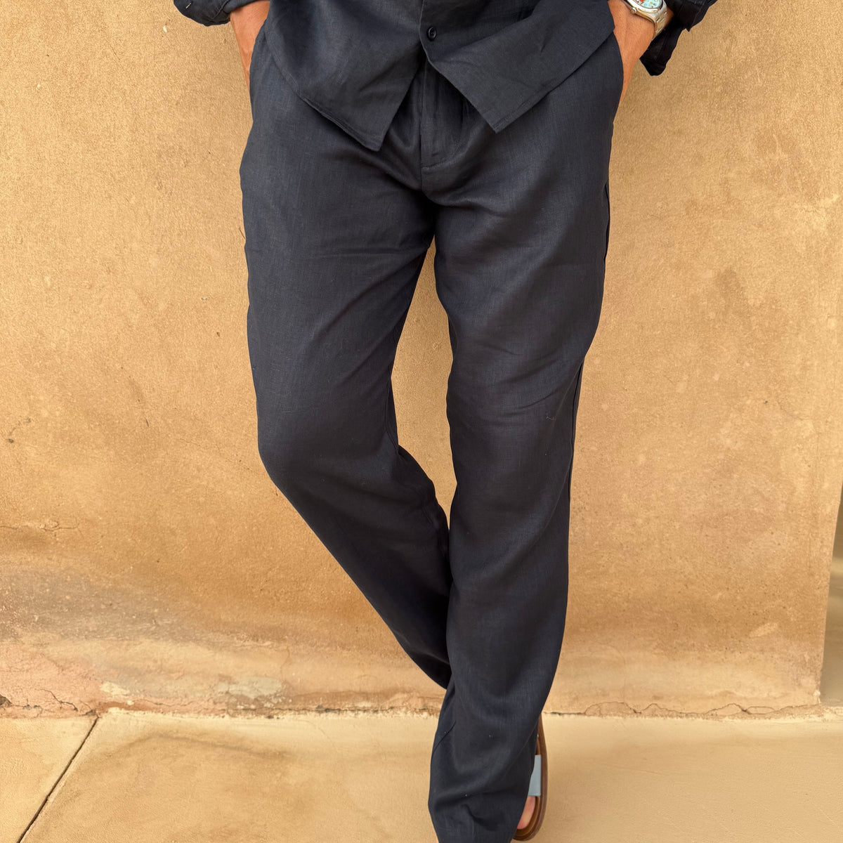 Capri Linen Trousers – photo 13