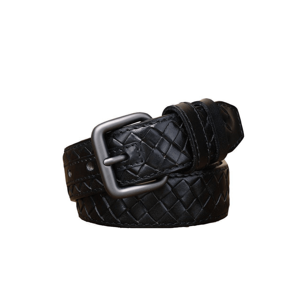 Casual Braided Leather Belt, Anatol Model For Men – photo 6