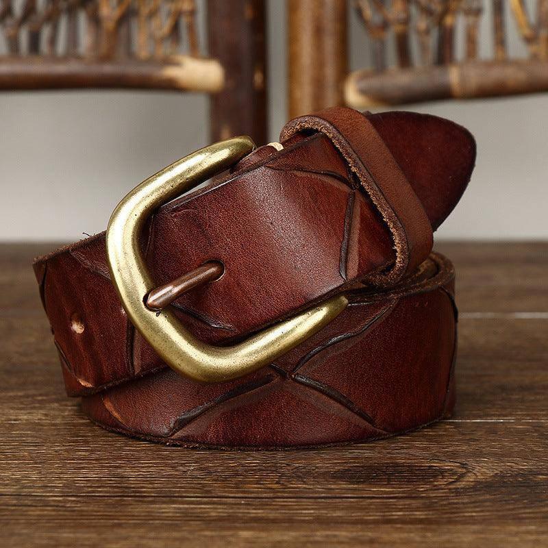 Classic Anil Leather Belt Men's Fashion Accessory – photo 3