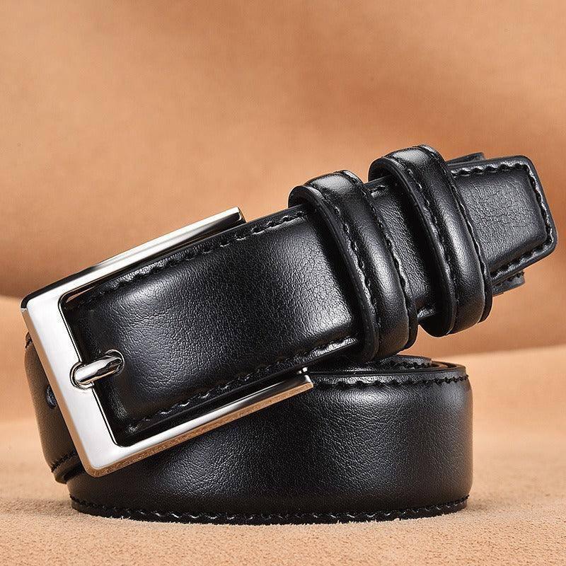 Durable Leather Suit Belt For Men, Jonathan Model – photo 2