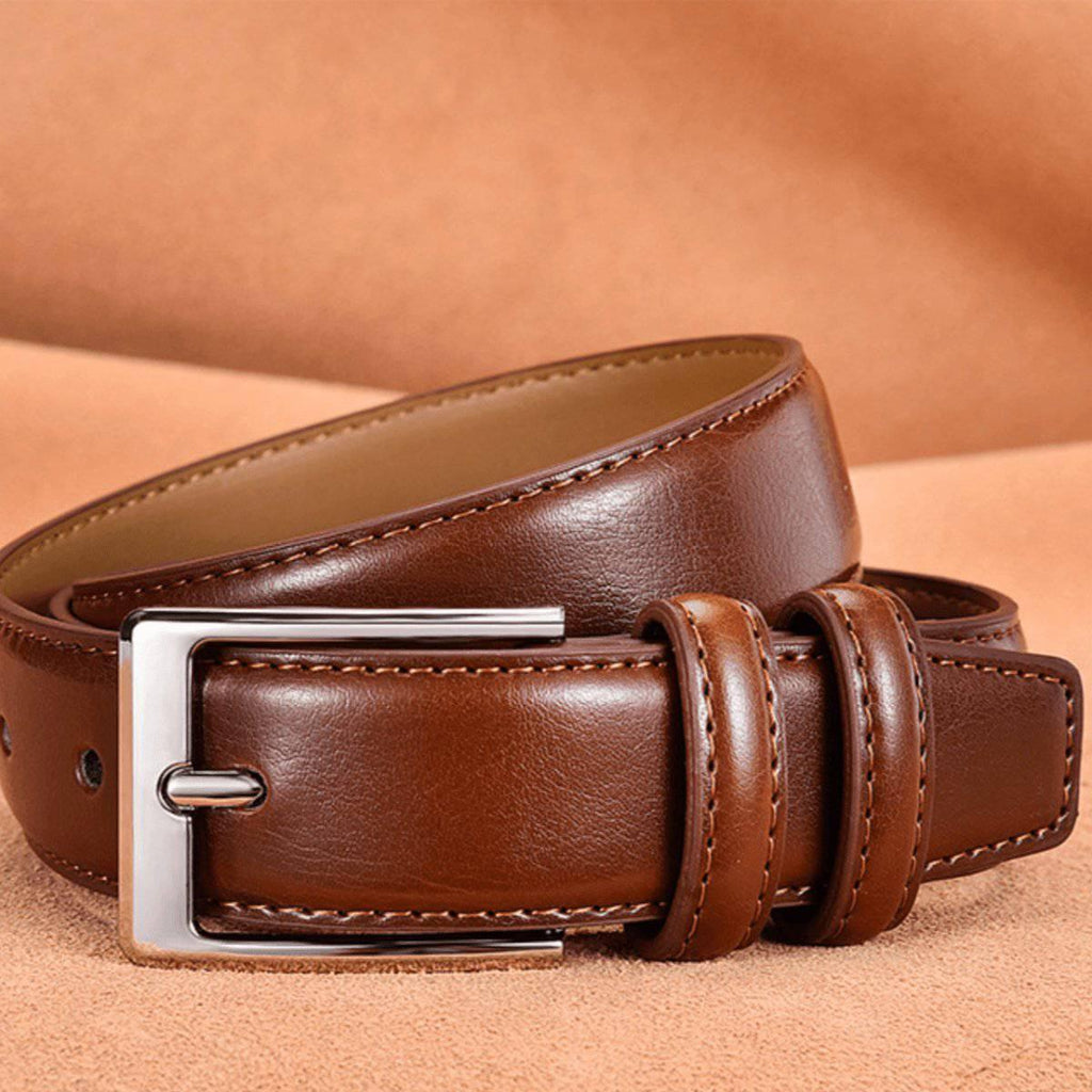Durable Leather Suit Belt For Men, Jonathan Model – photo 8