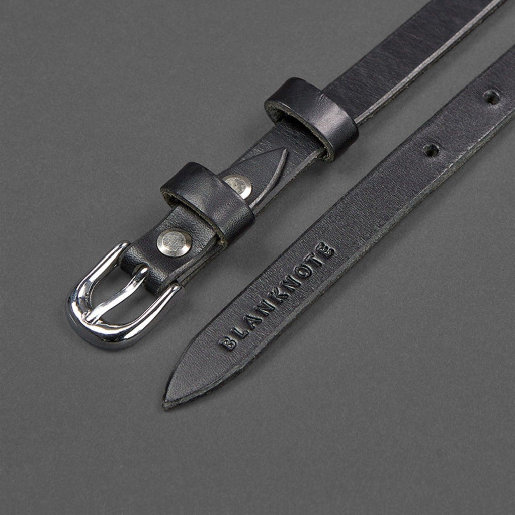 Handmade High Quality Narrow Leather Belt – photo 5