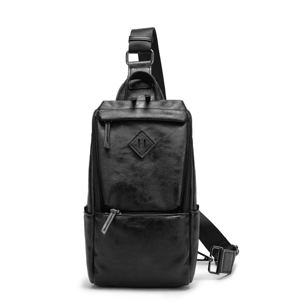 Men's Crossbody Synthetic Leather Bag – photo 4