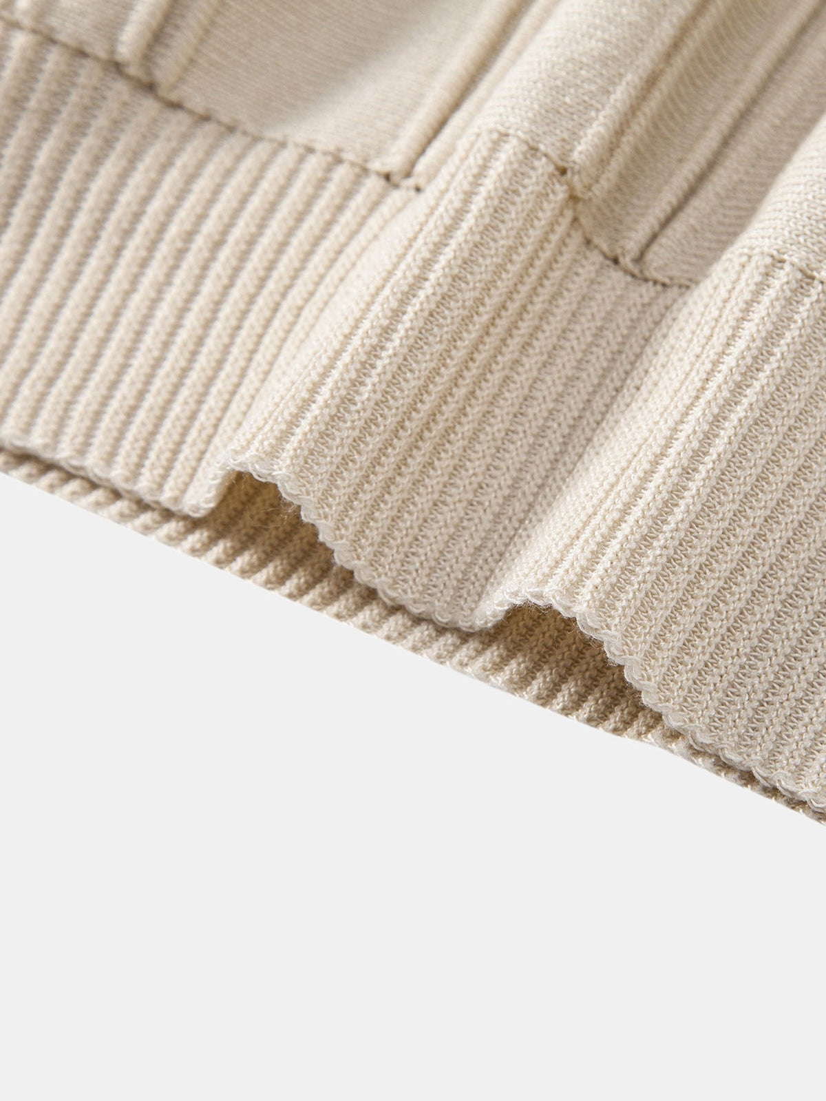Striped Jacquard Knit Polo Shirt with Zipper – photo 13