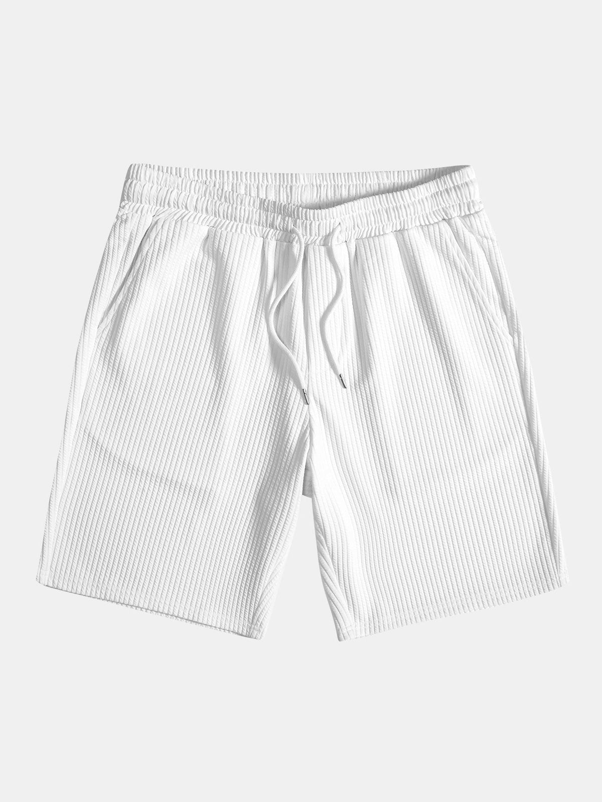 Textured V-Neck Polo & Shorts – photo 21