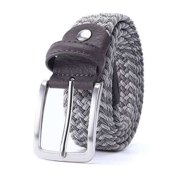 Vintage Elastic Braided Belt For Men, Zviadi Model – photo 2