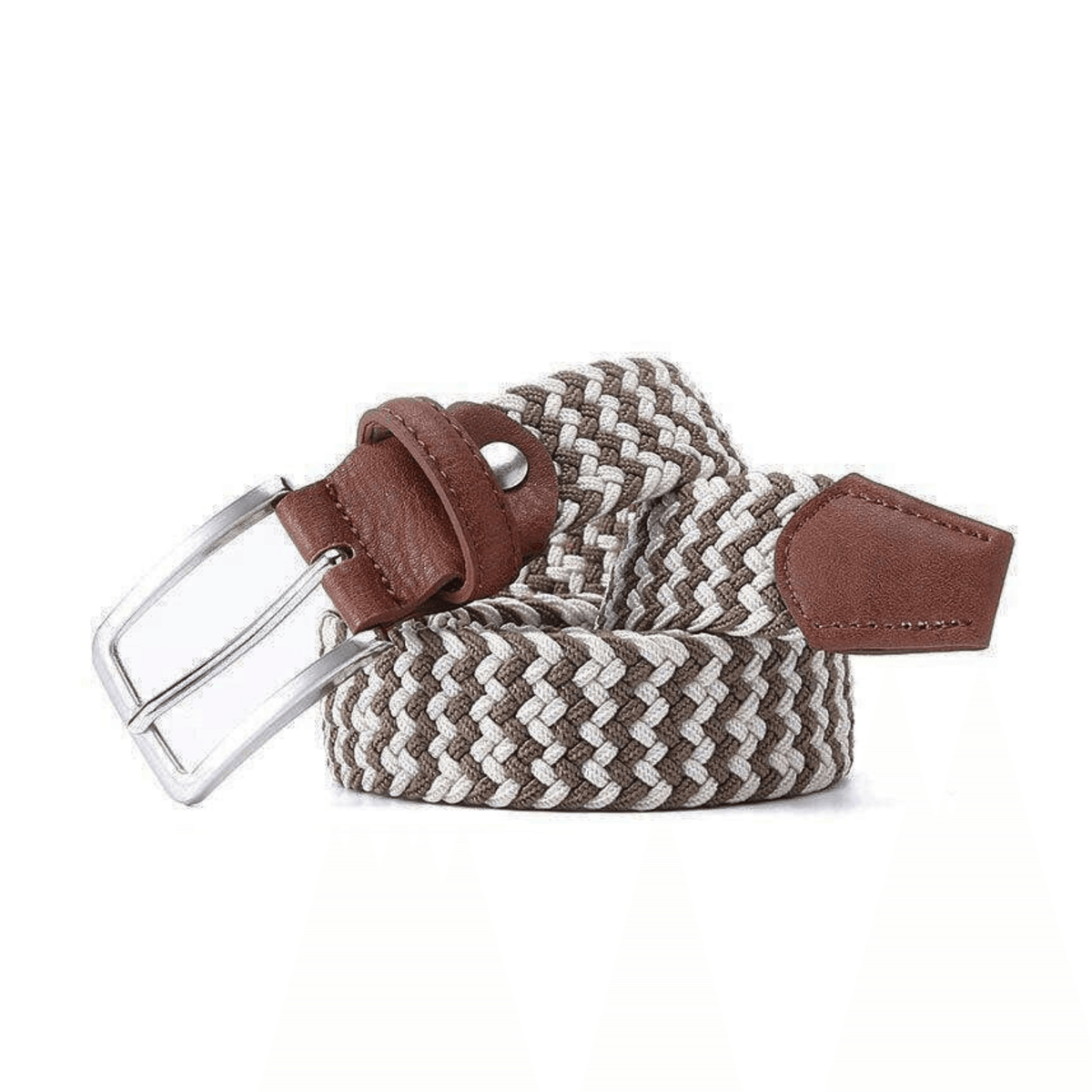 Vintage Elastic Braided Belt For Men, Zviadi Model – photo 5